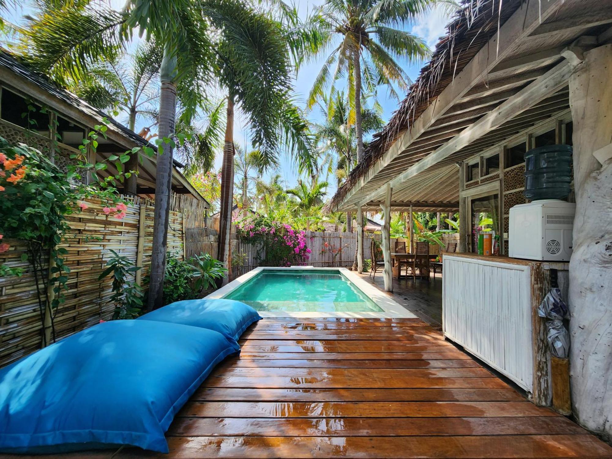 Bamboo Lodge Gili Trawangan Buitenkant foto
