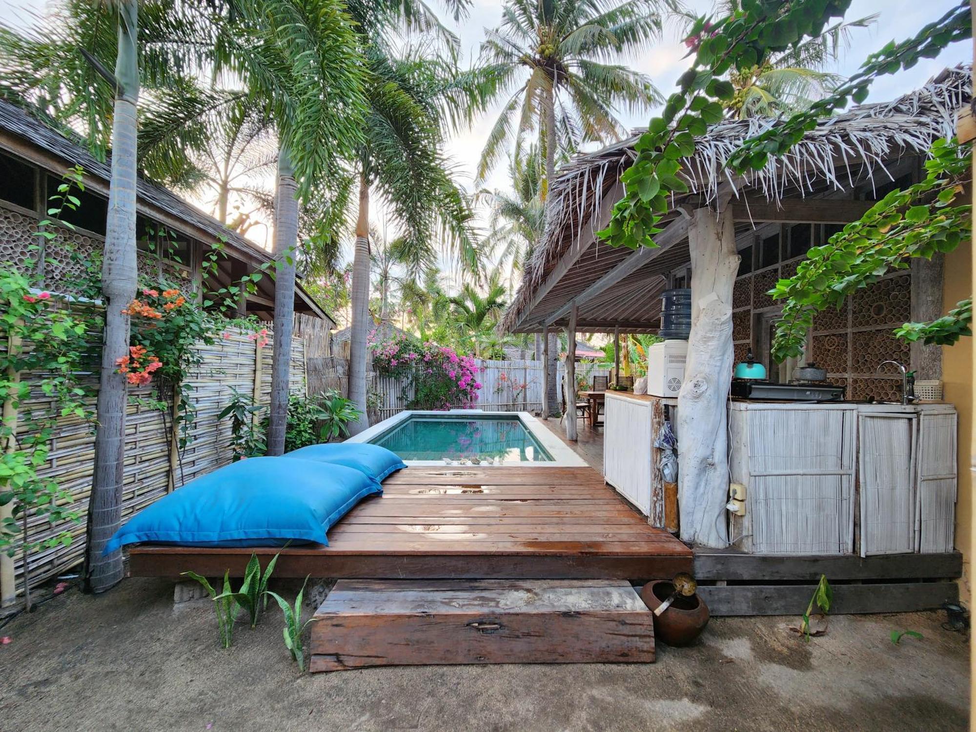 Bamboo Lodge Gili Trawangan Buitenkant foto