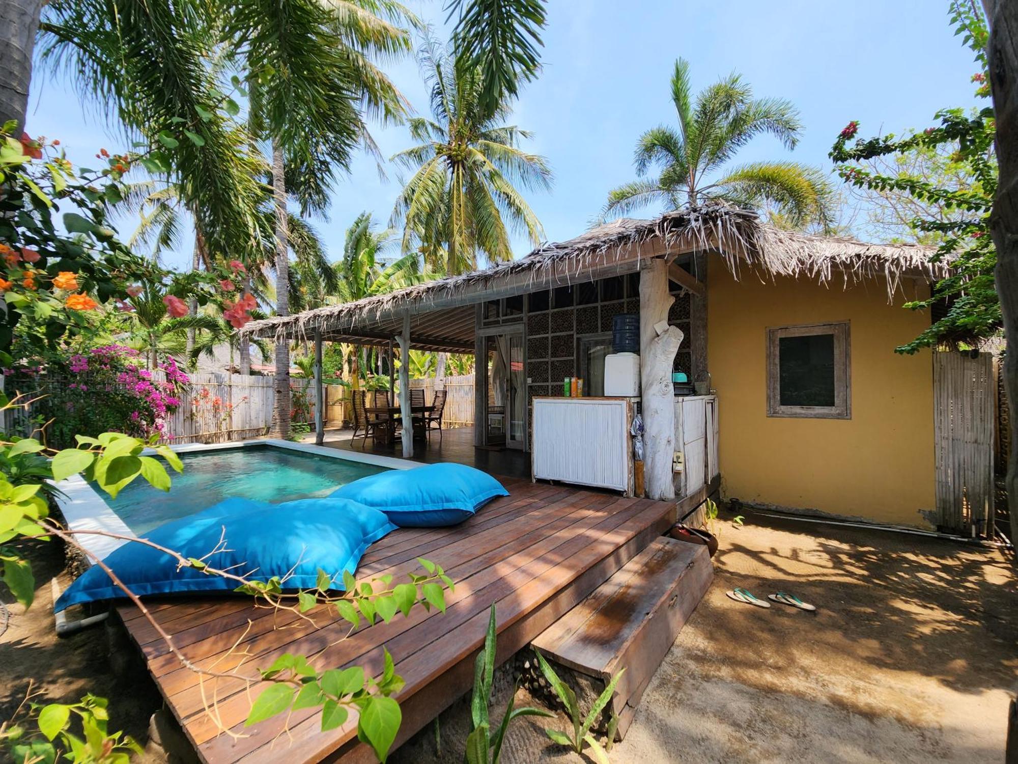 Bamboo Lodge Gili Trawangan Buitenkant foto