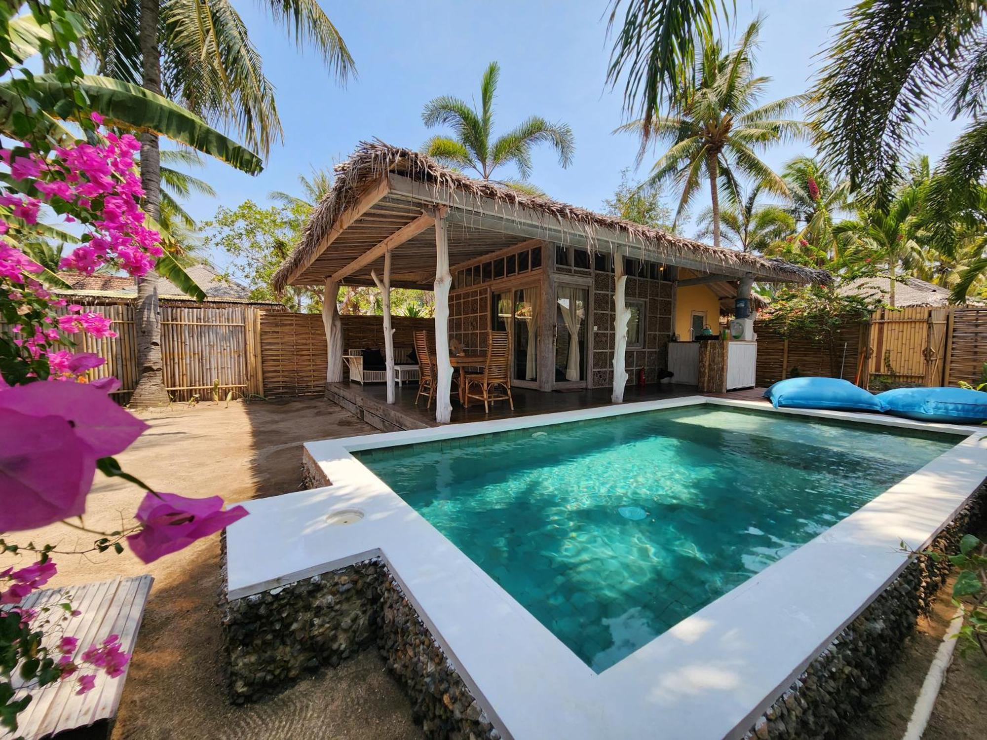 Bamboo Lodge Gili Trawangan Buitenkant foto